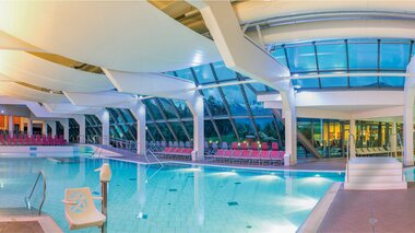 Thermal World Panoramaaufnahme Indoor | © Alpentherme Gastein/Caputo