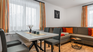 Ferienwohnung Wiesenweg Blick in den Wohnraum | © Ferienwohnung Wiesenweg 