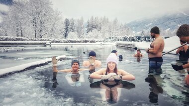 Eisbaden mit Christian Redl | © Alpentherme Gastein