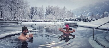 Eisbaden mit Christian Redl | © Alpentherme Gastein