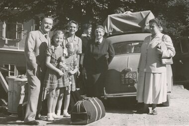 Thomas Mann bei der Abreise aus Gastein | © Gastein Museum