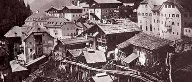 Bad Gastein mit hoelzernen Thermalwasserleitungen | © Gastein Museum